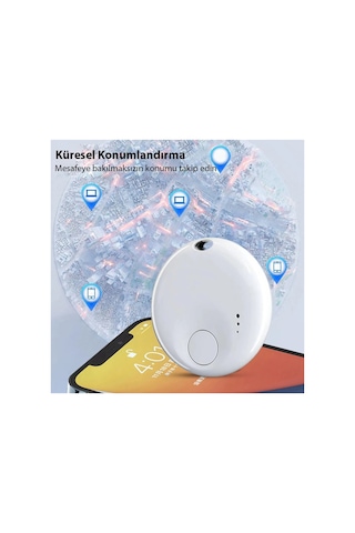 Ntag Akıllı Smart Takip Cihazı Gps Uyumlu Takip Konum Cihazı Kaybolmaya Karşı İzleyici Beyaz - 710585470