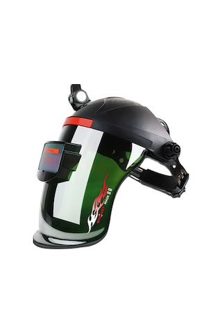 Geeksen Güneş Enerjili Otomatik Parlaklık Regülasyonlu Kaynak Maskesi - Göz Ve Yüz Koruması, Isı Dayanıklı, 9-13 Seviye Aydınlatma Ayarı