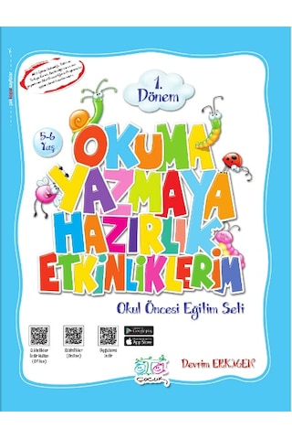 Okul Öncesi Okuma Yazmaya Hazırlık Etkinliklerim Seti 2 Kitap