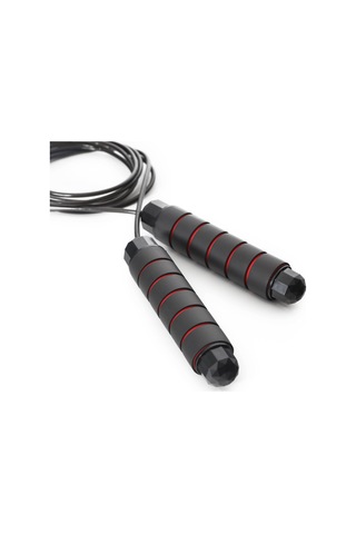 Zerogym Jp04 Rulmanlı Atlama İpi Siyah Kırmızı
