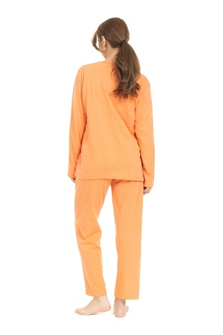 Sude Homewear M952 Penye Kadın Pijama Takımı Turuncu