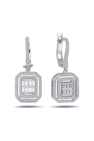 Lova 1,01 Karat Baget Pırlanta Küpe - 3030055