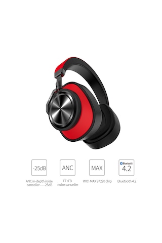 Bluedio T6 Bluetooth 4.2 ANC Kulak Üstü Kulaklık