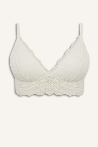 Defacto Pedli Dantelli Bralet Fall İn Love D7843ax25wnwt46 Beyaz