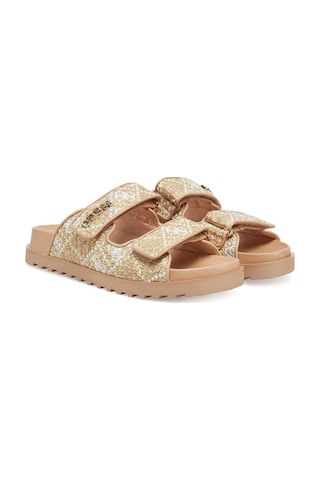 Guess Fadelıze Kadın Terlik Fljfdefap19 Fljfzzfab19 Cream Cream Çok Renkli