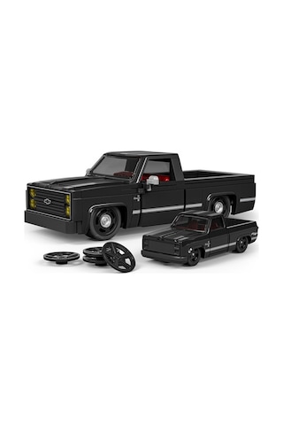 Mattel Brick Shop 83 Chevy Silverado Building Toy Kit