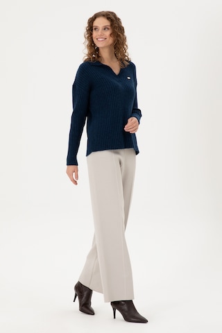 U.S. Polo Assn. Kadın Taş Loose Fit Triko Pantolon 50293068-VR049