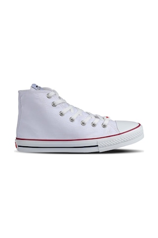 Slazenger School Erkek Bilekli Beyaz Keten Sneaker Spor Ayakkabı Beyaz