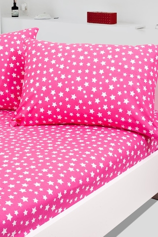 Ranforce Büyük Boy Lastikli Çarşaf Ve Yastık Kılıfı 180x200