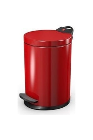 Hailo T2 Kırmızı Çöp Kovası - 4 L Kırmızı