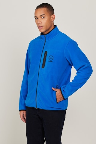 Wrangler Regular Fit Normal Kesim Dik Yaka Fermuarlı Mavi Polar Ceket W222579403 Saks Mavi