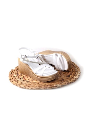 Papuçcity Sprs 02829 Dolgu Taban Kadın Sandalet 001