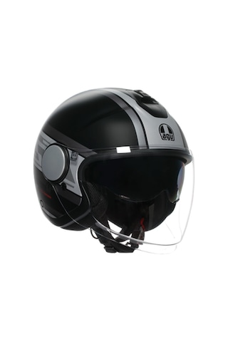 Agv Eteres Mondello Motosiklet Kaskı Gri - Mat Siyah