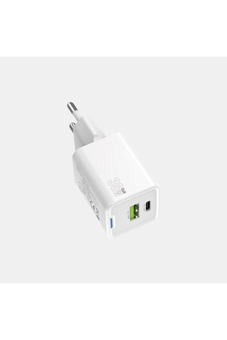Zuidid AC99 1 PD + 1 USB Girişli 35 W Gan Premium Hızlı Şarj Cihazı