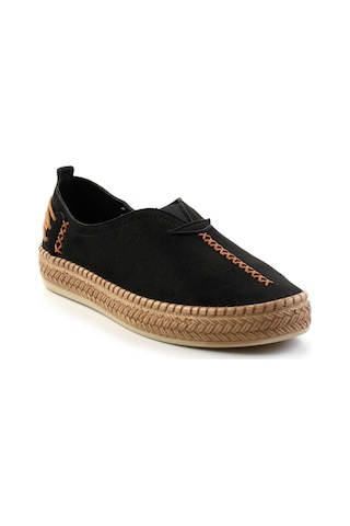 Bambi Siyah Kadın Espadril K01309210502 Siyah