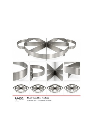 Fida Paslanmaz Metal Pasta Kesici - 8 Inox