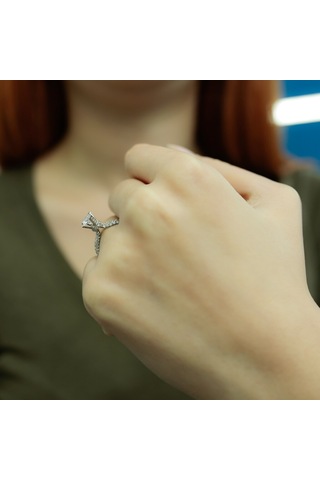 Lova Toplam 1,23 Karat Pırlanta Tektaş Yüzük - 1050167