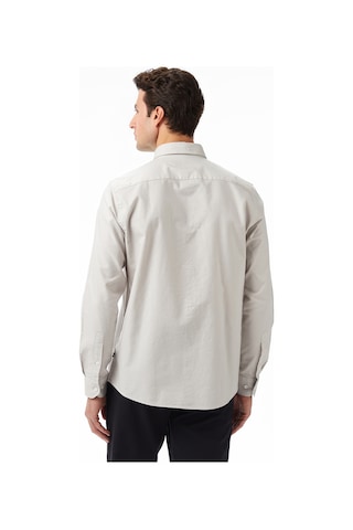 Nautica Erkek Gri Classic Fit Gömlek Düz W57435t Gri