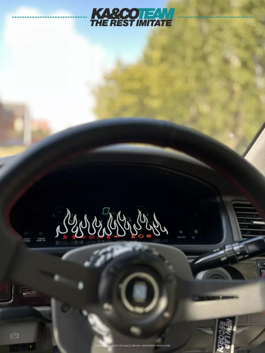 Ka&co Aracınız İçin Cam Çıkartması Flame Ateş Flame 183244790