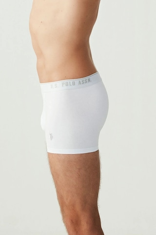 U.S. Polo Assn. Erkek Beyaz 3 Lü Boxer