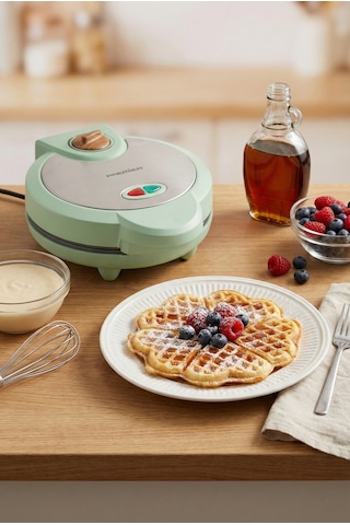 Premier PWM 215 1200 W Yapışmaz Plakalı Waffle Makinesi