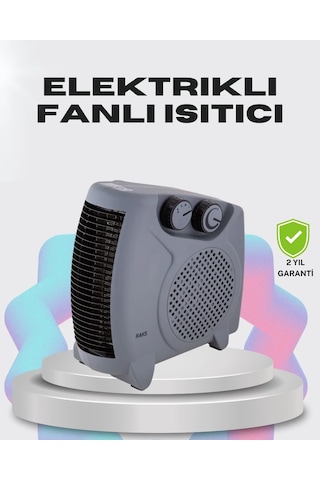 Çok Fonksiyonlu Fanlı Isıtıcı Isıtma Ve Soğuk Hava Üfleme Özellikli