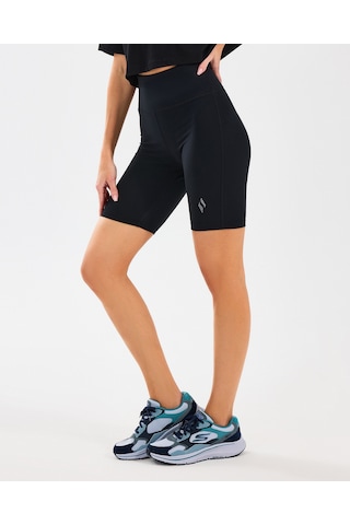 Skechers W Basic Biker Legging Kadın Siyah Tayt S2510202-001 SiYAH
