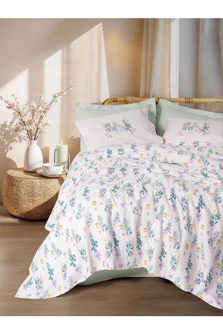 Cotton Box Estiva Tek Kişilik Pike Takımı Twıng Mint Mint