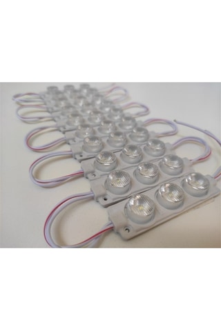 Ahmet Otomotiv Camlı Parmak Led Lamba Beyaz 12 Volt Su Geçirmez 10,lu 3m Bantlı Kesilebilir Br0409928