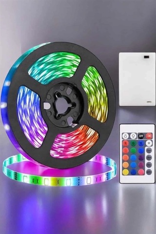 Bfs Smart Şerit Led Tv Arkası Renkli Kumandalı 10 Metre Çok Renkli