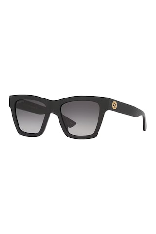 Gucci Gg 1714s 001 54 Kadın Cat Eye Siyah Kemik Güneş Gözlüğü Siyah