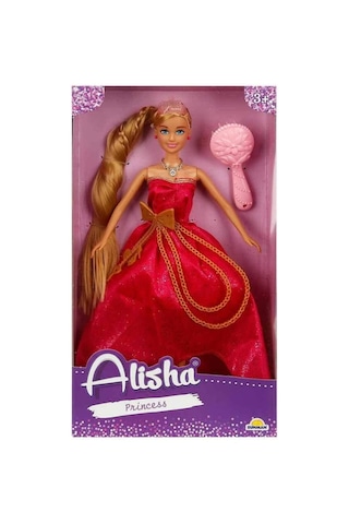 0835 Nessiworld-rst-sıs-mnk Prenses Uzun Saçlı Aksesuarlı Bebek Set 29 Cm 3renk