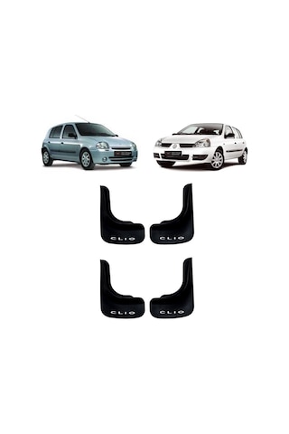 Renault Clio 2 1998-2005 Uyumlu 4 lü Ön-Arka Paçalık Tozluk Çamurluk REN1UX001YD
