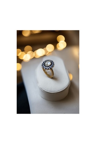 Kristal Oval Taşlı Yüzük 439622