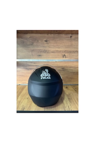 Mat Siyah Açık Kask