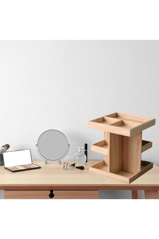 Homyl 360 Derece Dönebilen Makyaj Düzenleyici Saklama Standı