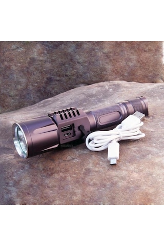 Baretta Brs18 Oto Şarjlı T6 Led 3000 Lümen El Feneri Çok Renkli