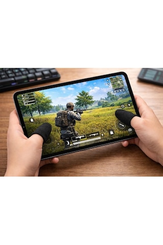 Mobil Oyun Parmak Kılıfı, Yüksek Hassasiyetli Dokunmatik Parmak Kolu, Terletmeyen Kaydırmaz Gamer Finger Sleeve, Fp Genel