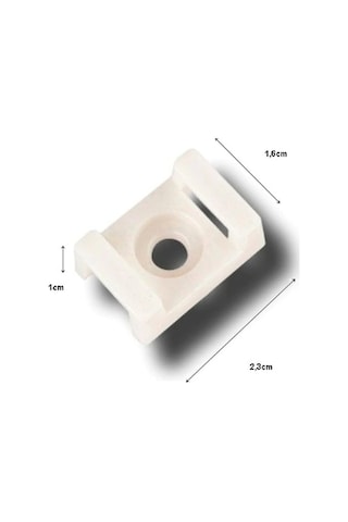 Çetsan Vidalı Kroşe 17X23 Mm. (100 Adet) Cb.01723