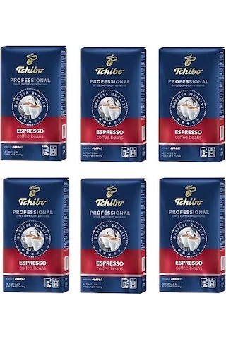 Tchibo Professional Espresso Çekirdek Kahve 6 x 1 KG Tchibo Professional Espresso Çekirdek Kahve 6 x 1 KG