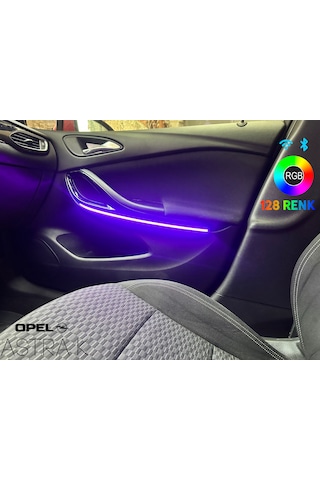 Opel Astra K Kapı Rgb Ambiyans Aydınlatma 128renk App Kontrolü