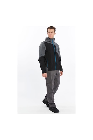 Mapamyumco Windbreaker Erkek Ceket  Füme - Siyah