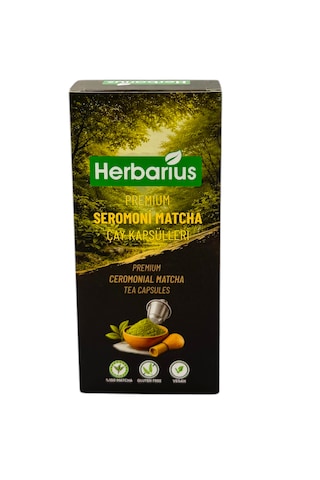 Herbarius Premium Seromoni Matcha Çayı Kapsülü Nespresso Uyumlu 10'lu