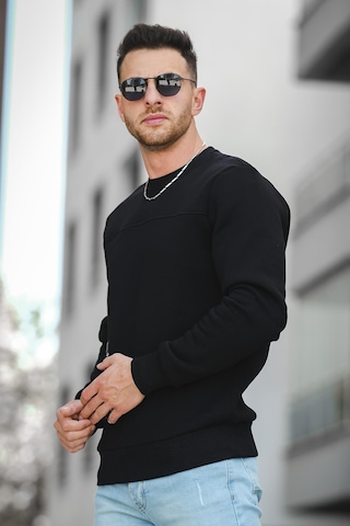 Oksit Trc 2173 Üç İplik Şardonlu Kuru Kafa Baskılı Cep Detaylı Erkek Sweatshirt 001