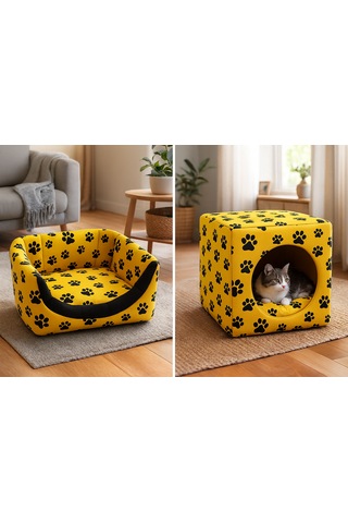 3 Fonksiyonlu Kedi Köpek Evi