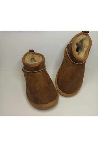 Huzurlu Adımlar Taba Rengi Çocuk Ugg Bot