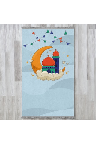 Evaşk Namazlık Dokuma Halı Kaymaz Muslumana Seccade 66x113