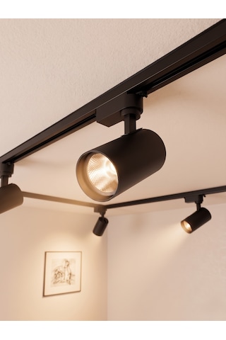 5 Adet Noas Yl29 3102 Paris 30w Siyah Kasa Ray Spot 3200k Gün Işığı