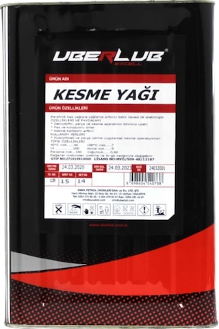 Uberlub Excell Pafta Kesme Yağı 16 L