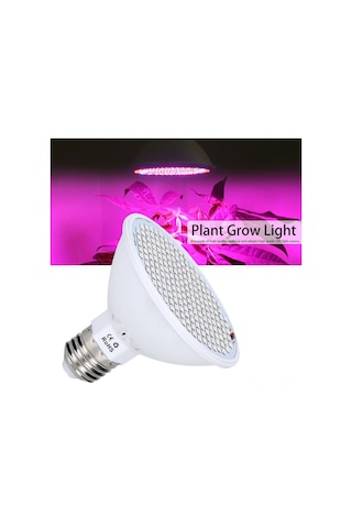 Vkemall 30w E27 Bitki Büyüme Lambası, 200 Led 166 Kırmızı + 34 Mavi , 85-265v, Fito Işık, Sukulent Ve Çiçekler İçin, Fotosentez Ve Hasat Artırıcı